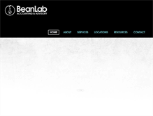 Tablet Screenshot of beanlab.com